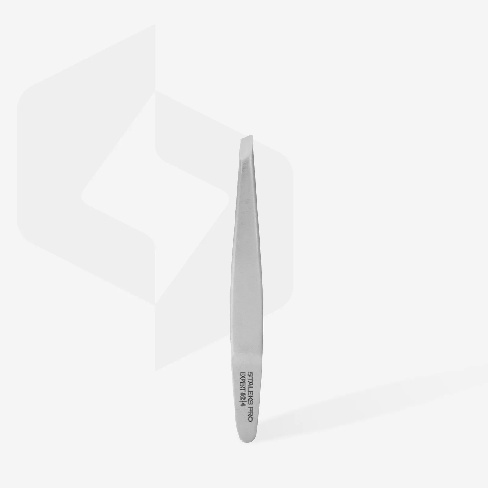 Staleks Пинцет для бровей EXPERT 62 TYPE 4 (узкие скошенные кромки)