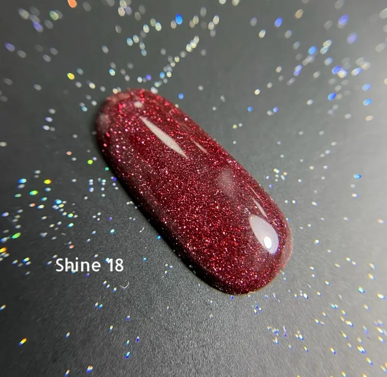 Гель-лак GÉMELY ex GA&MA Shine №18 светоотражающий, 10 мл