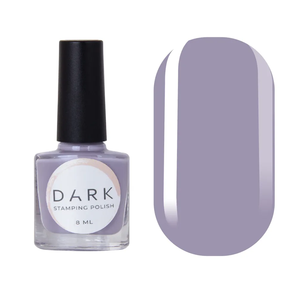 DARK Stamping polish №33, Серый, 8 мл