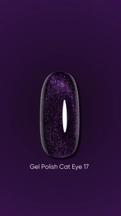 Гель-лак DARK Cat Eye №17, 6 мл