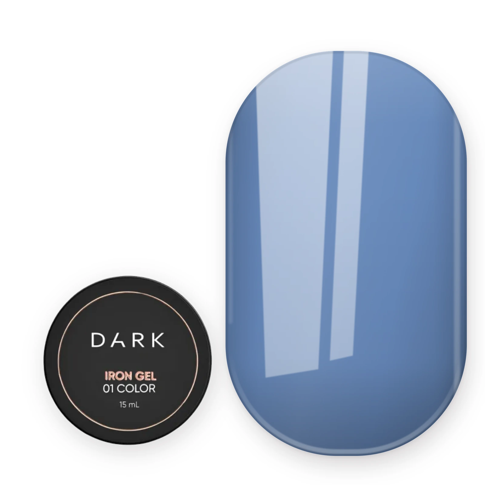 Гель DARK Iron gel №1 прозорий, 15 мл