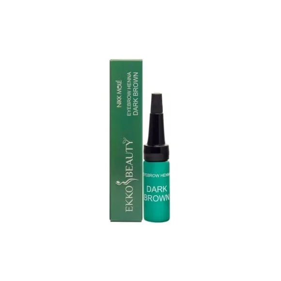 Хна Ekko Beauty для бровей Dark Brown, 5 мл