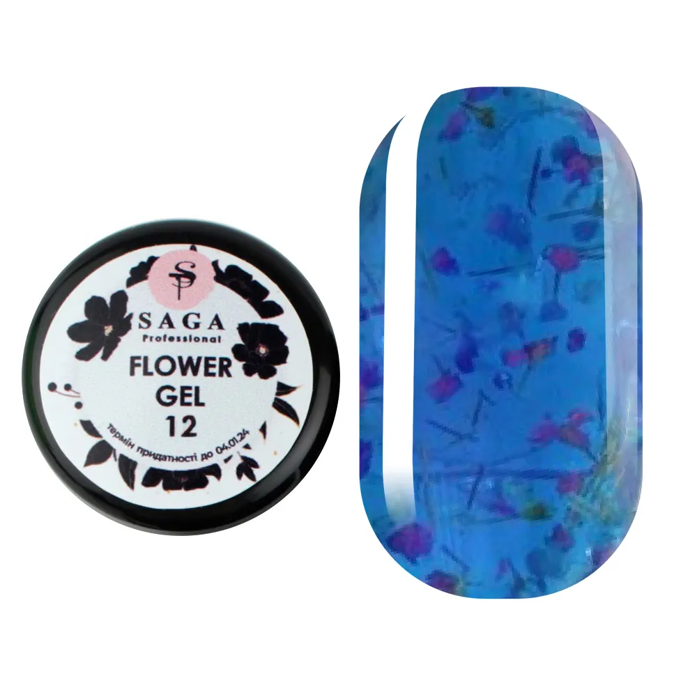 Гель SAGA Professional Flower Gel 12, 5 мл