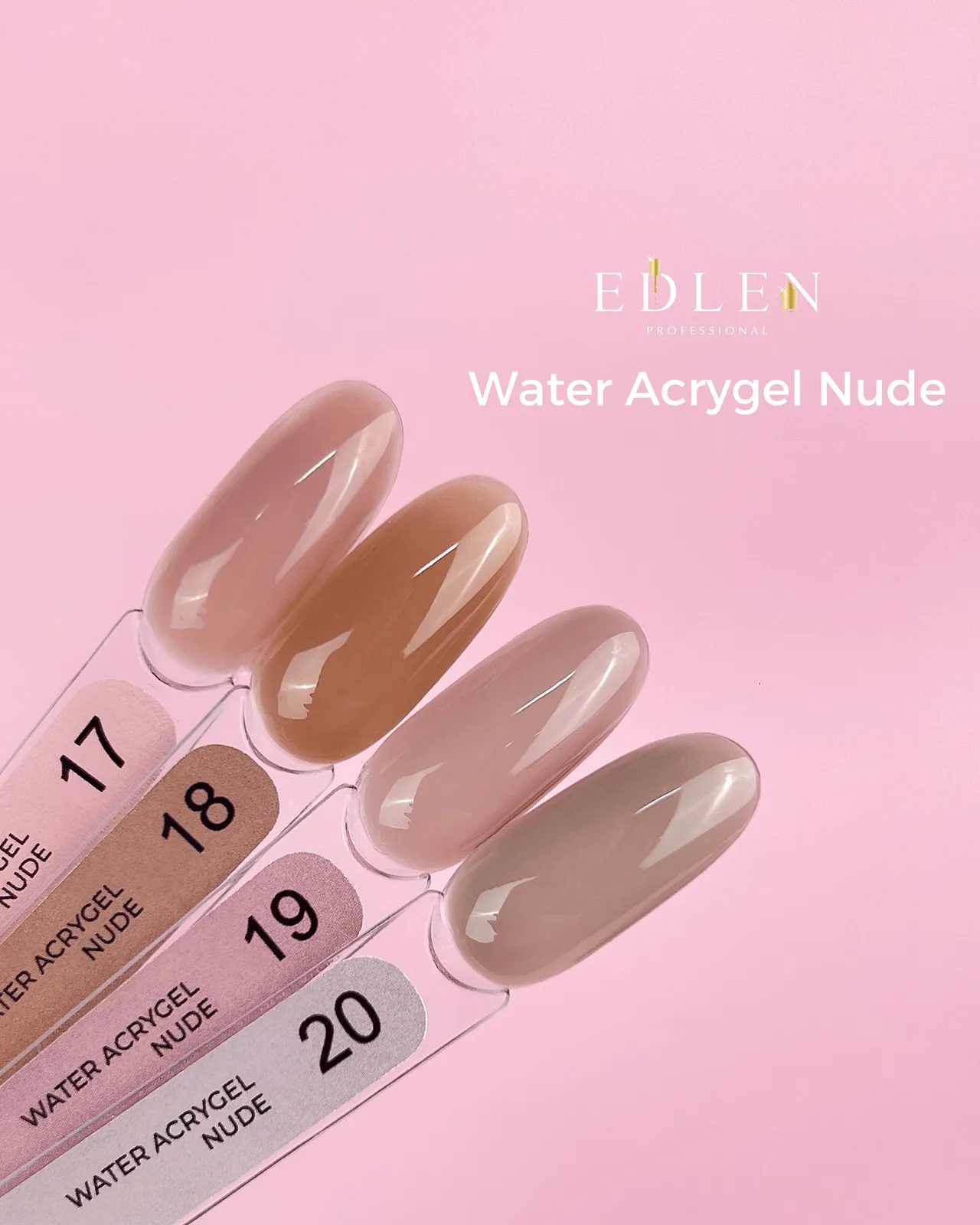 Edlen Water Acrygel Nude №17, 30 мл