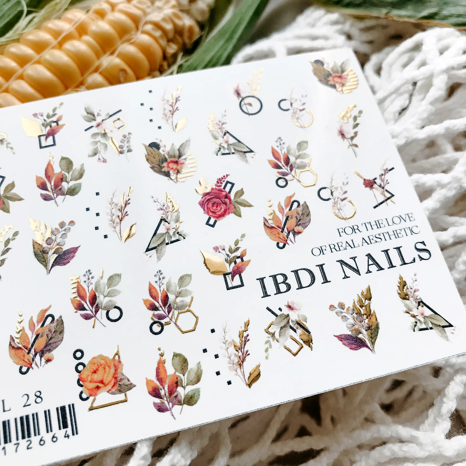 Слайдер-дизайн фольгований IBDI NAILS AIR FOIL 28