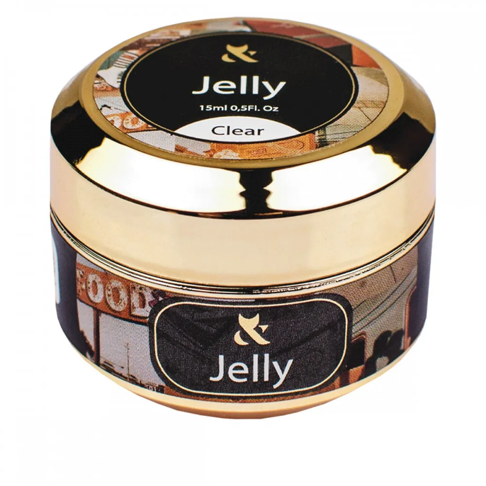 F.O.X Jelly Clear - моделирующий гель-желе, прозрачный, 15 мл