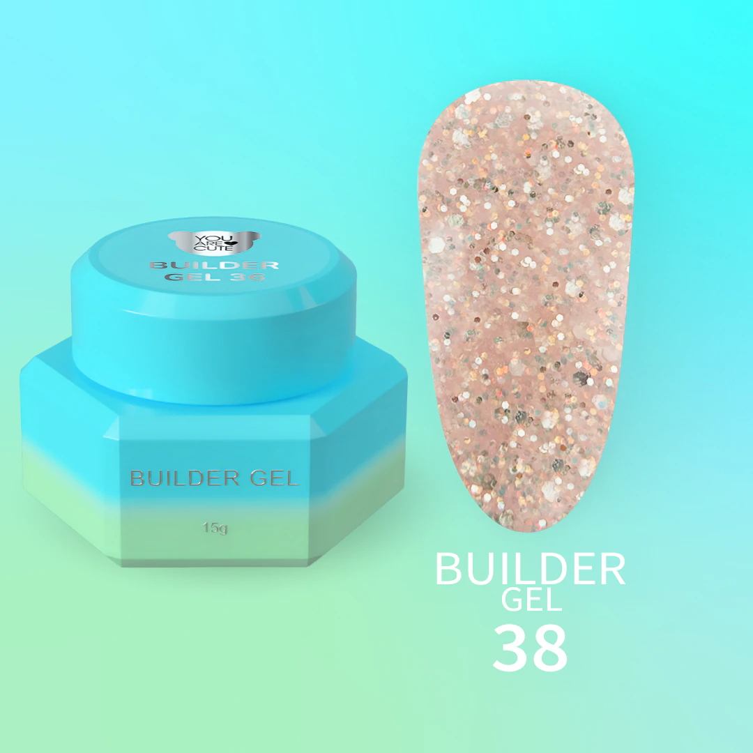 Гель для нарощування You Are Cute Builder Gel №38, 15 мл