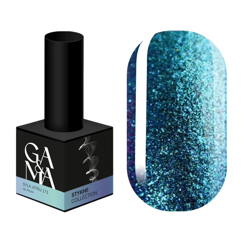 Гель-лак GÉMELY ex GA&MA Styhii collection 171 Сила вітру, 10 мл