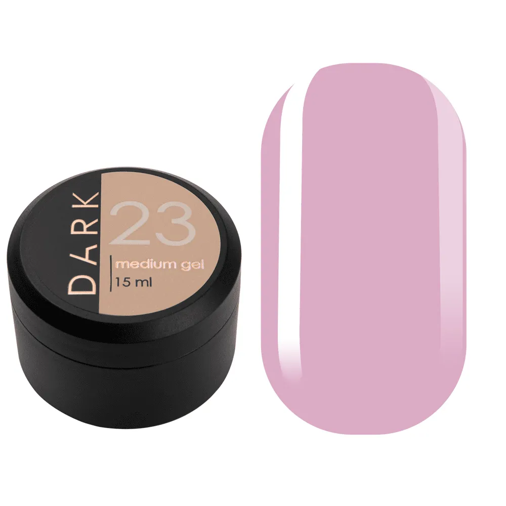 DARK Medium Gel №23, 15 мл, без пензлика