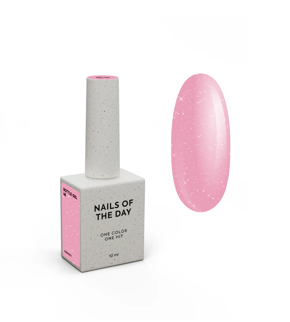 гель NAILSOFTHEDAY Bottle gel 48 shimmer, 10 мл