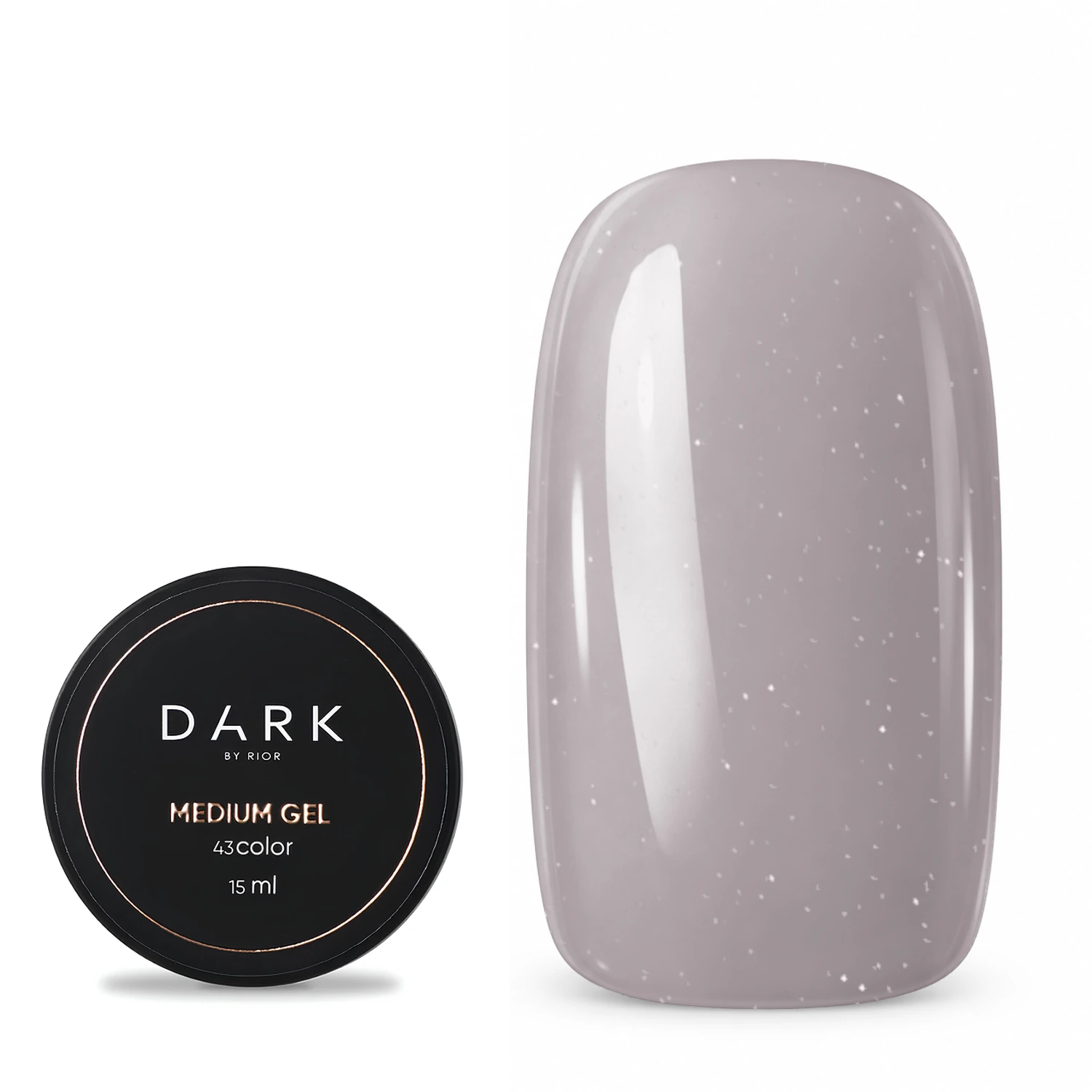 DARK Medium Gel №43, 15 мл, без кисти