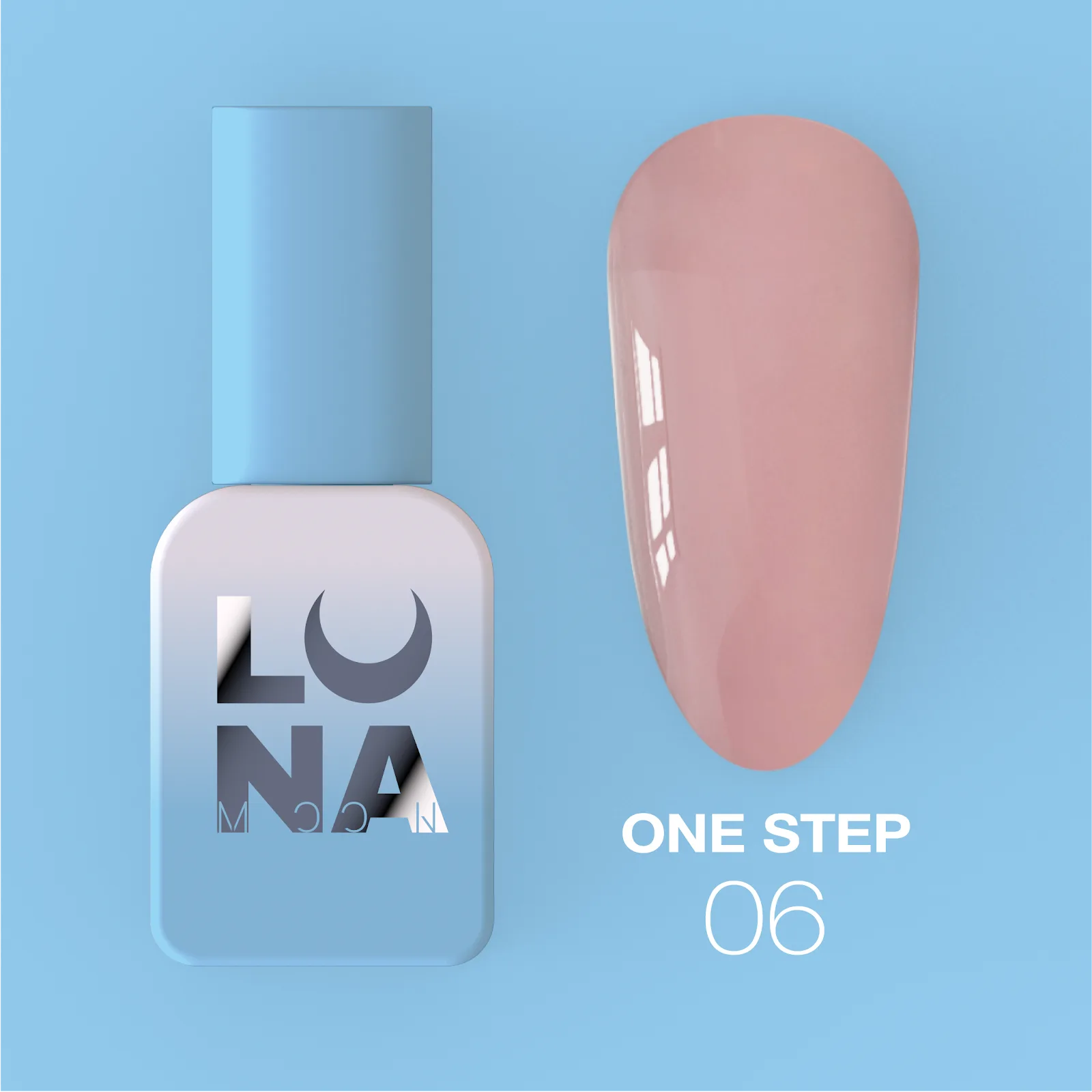 Однофазный гель-лак Luna One Step, №06, 8 мл