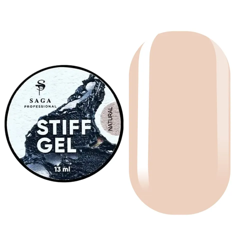 Гель-желе SAGA Professional STIFF Gel №4 Natural, 13 мл