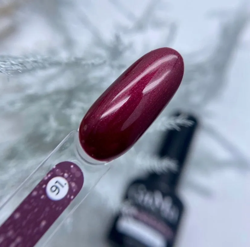 Гель-лак GÉMELY ex GA&MA 91 Burgundy, 10 мл