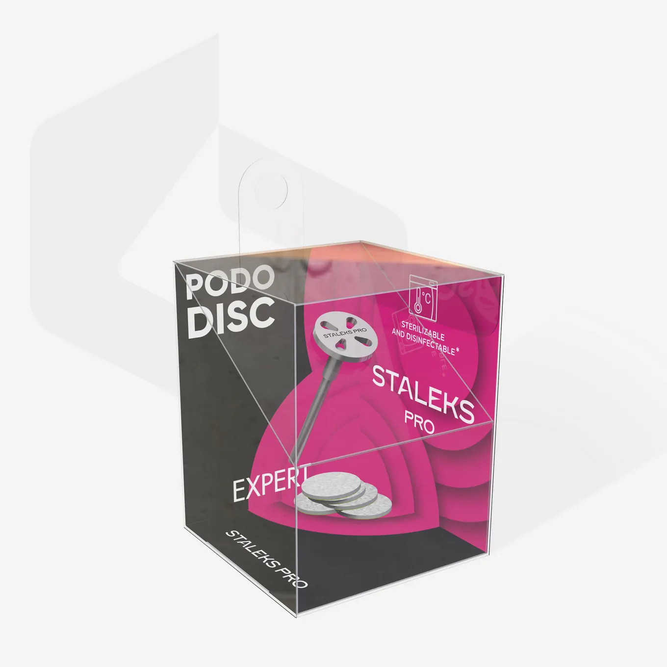 Диск педикюрний подовжений Staleks PODODISC EXPERT XS зі змінним файлом 180 грит 5 шт (10 мм)