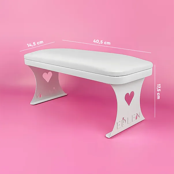 Подлокотник для маникюра Edlen Nail Love, белый