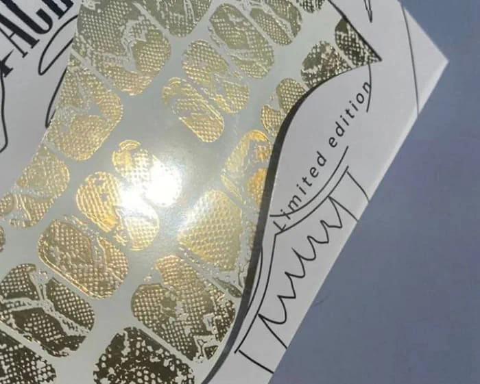 Стикеры Stickersspace на липкой основе Gold