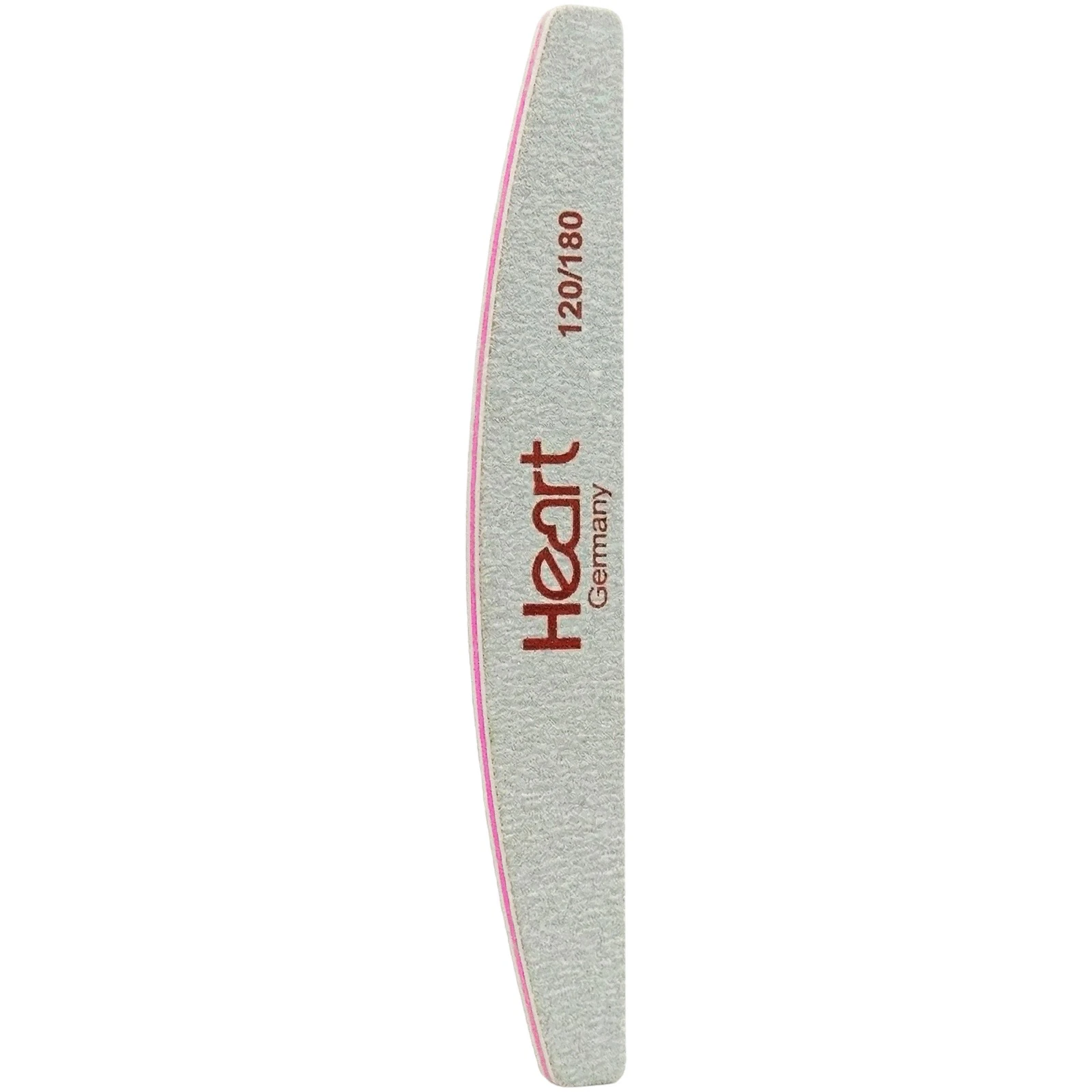 Пилка для нігтів HEART Half 120/180, упаковка, 25 шт