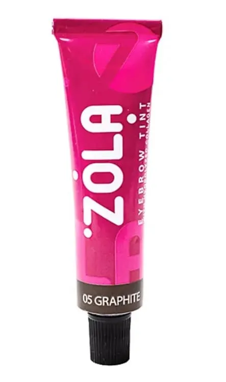 Фарба для брів ZOLA з колагеном Eyebrow Tint With Collagen Graphite, 15ml