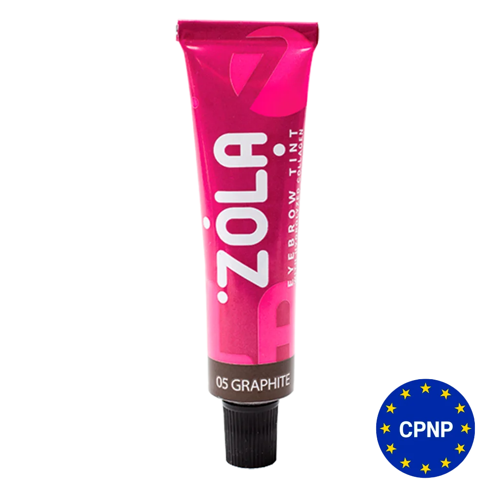 Краска для бровей ZOLA с коллагеном Eyebrow Tint With Collagen Graphite, 15 мл