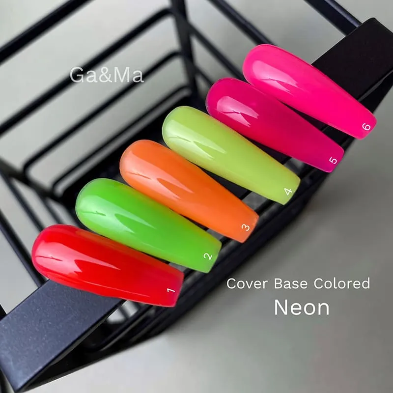 База цветная GÉMELY ex GA&MA Colored base Neon №2, 15 мл