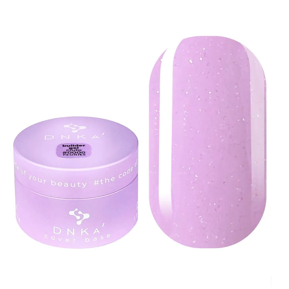 Гель DNKa Builder №8 Peonies, 30 ml