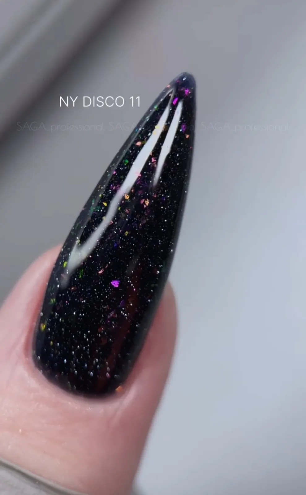 Гель-лак Saga, лимитированная коллекция NY DISCO №11, светоотражающий, 9 мл