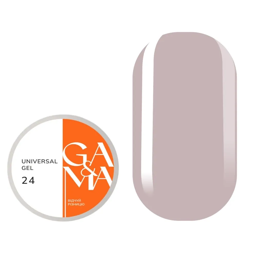 Жидкий гель GÉMELY ex GA&MA Universal gel №24, 15 мл