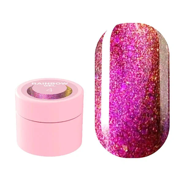 Гель-гліттер LUNA Rainbow Gel №4, 5 мл