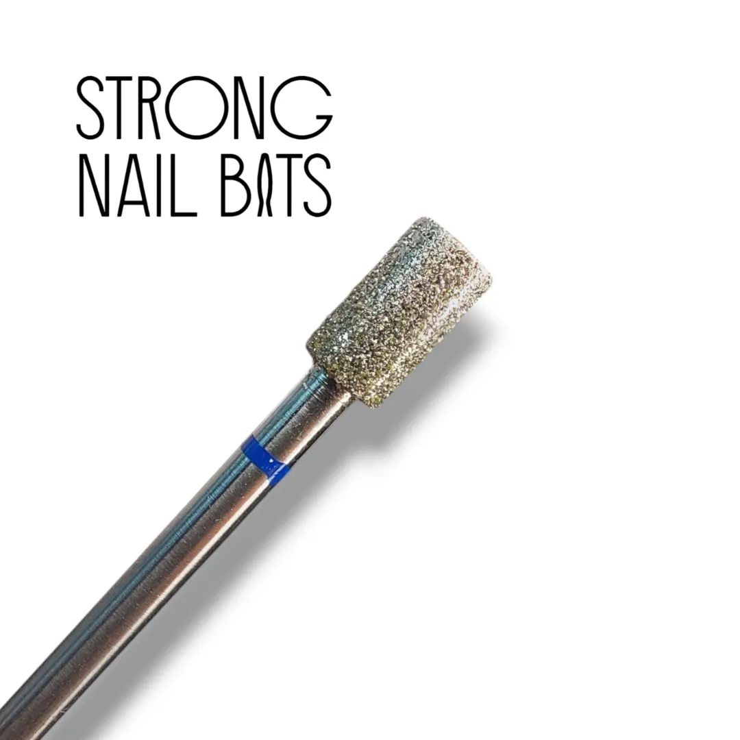 Фреза алмазная STRONG NAIL BITS цилиндр синяя 0,43 см