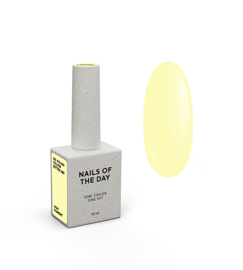 Гель-лак NAILSOFTHEDAY Let's special Yellow Butter,-089 10 мл
