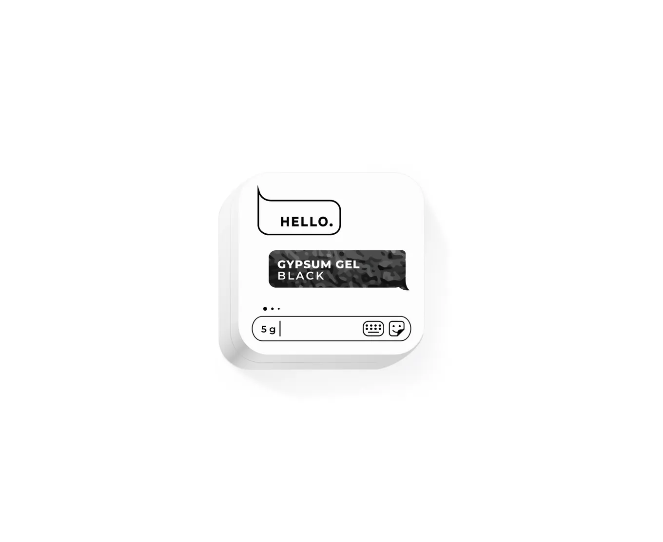 HEYLOVE Gypsum Gel black, 5 г