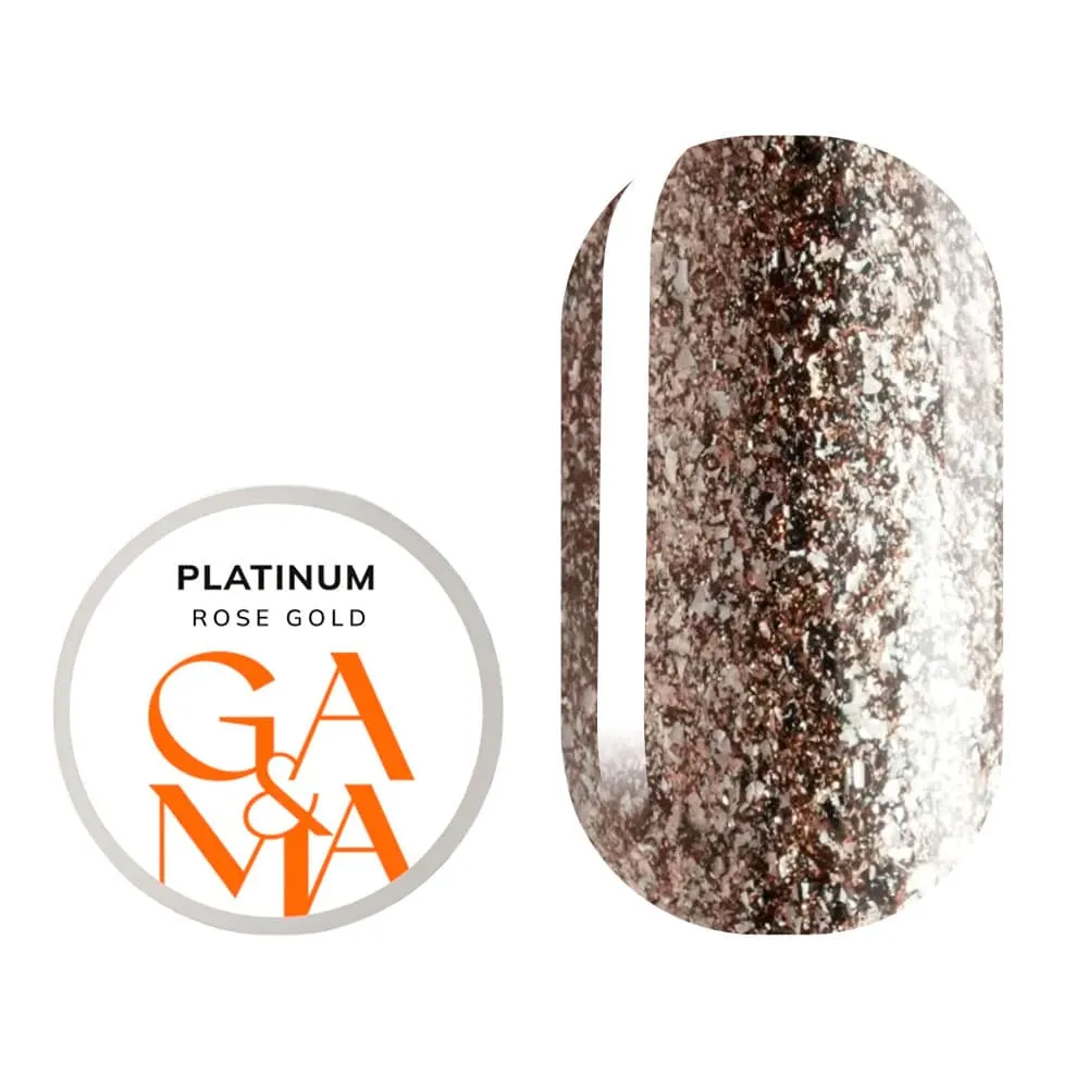 Рідка фольга GÉMELY ex GA&MA Platinum Rose Gold, 5 г