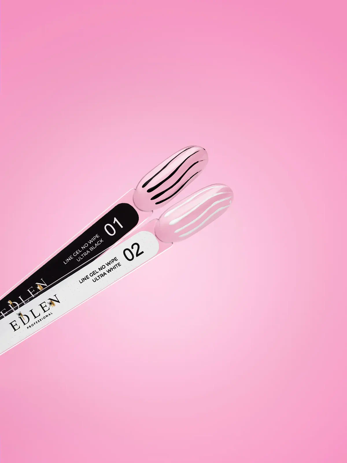 Line gel no wipe Edlen Ultra black №01. 5 ml