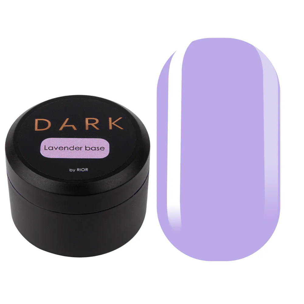 Цветное базовое покрытие DARK (лаванда), 15 мл, без кисти