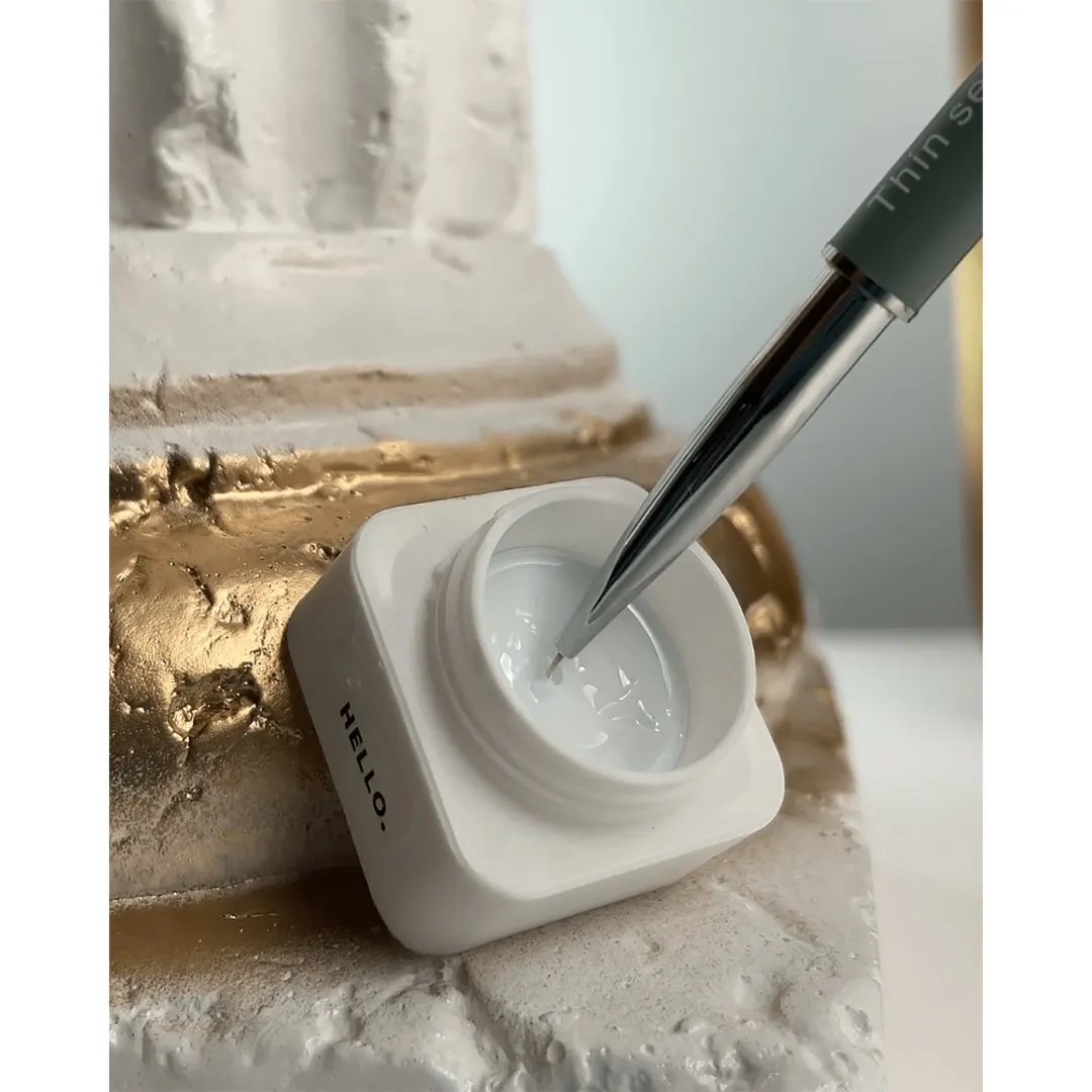 Гель-фарба HELLO Solid paint gel White, 5 г