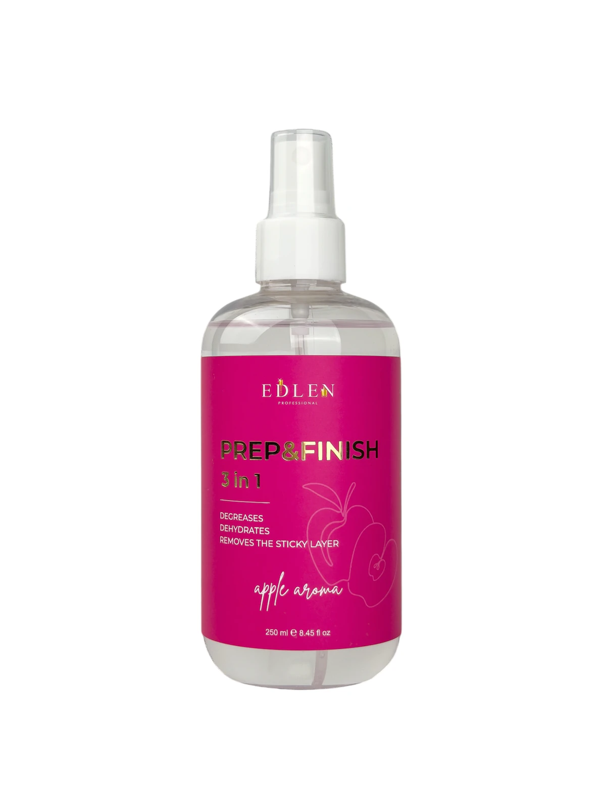 Знежирювач Edlen Prep&Finish Apple, 250 мл