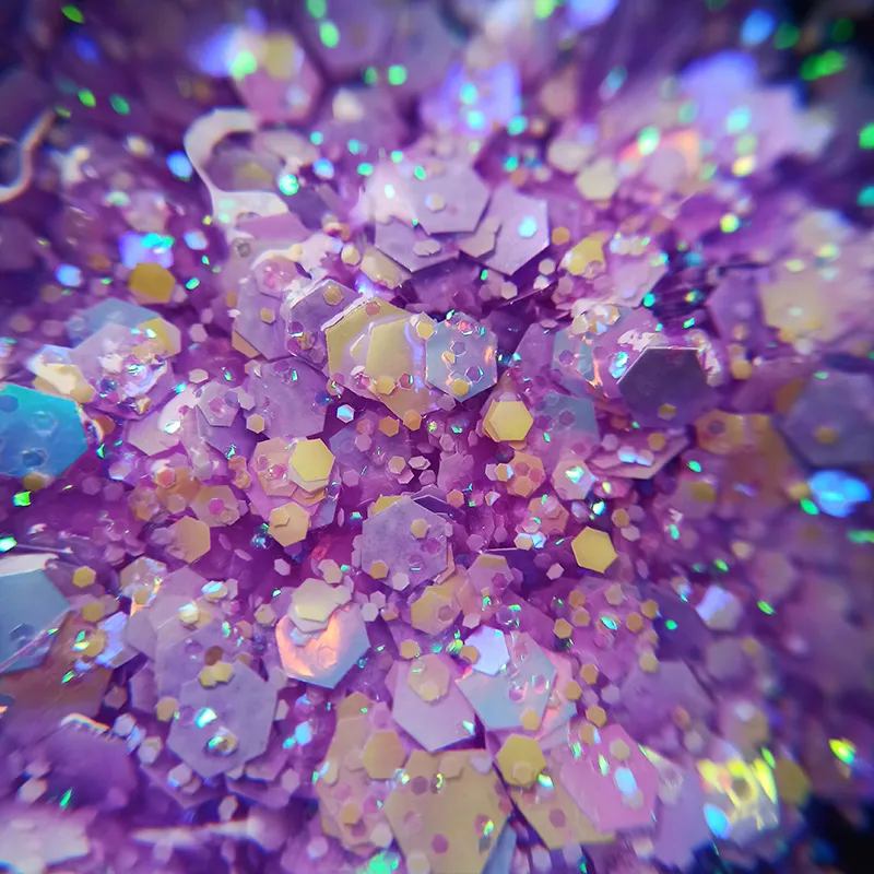 Гель Saga Professional Galaxy Glitter №10, 8 мл