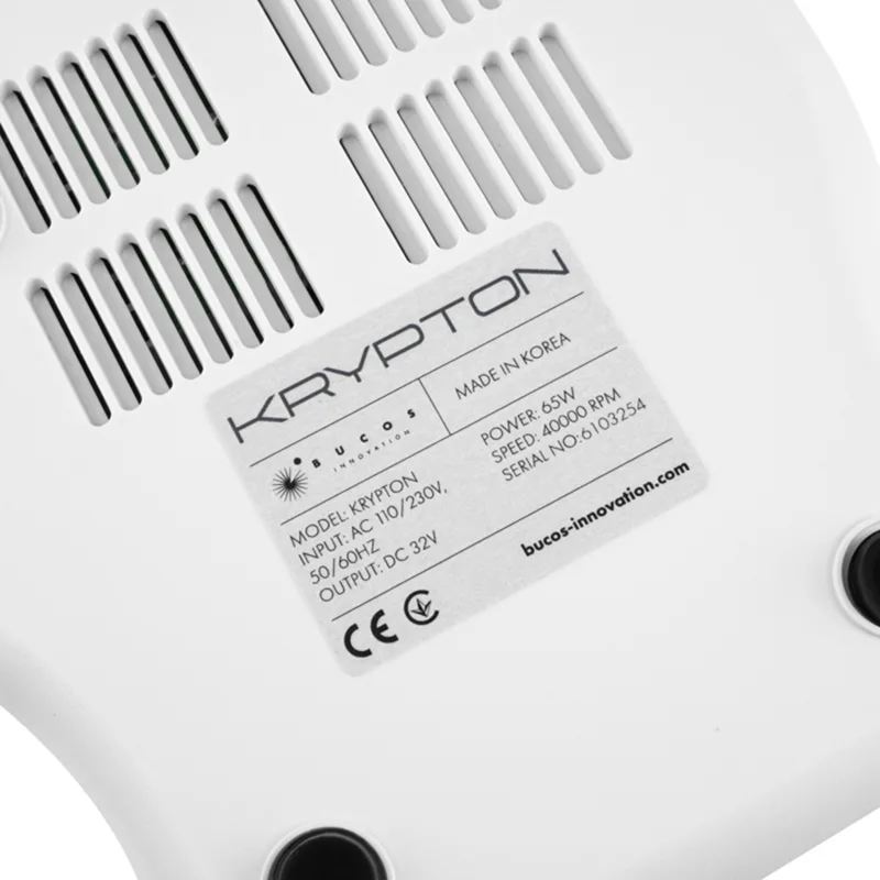Фрезер KRYPTON XPS-400 WHITE/GRAY на 65 вт. та 40000 об. для манікюру та педикюру