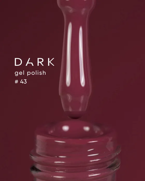 Гель-лак Dark gel polish №43, 10 мл