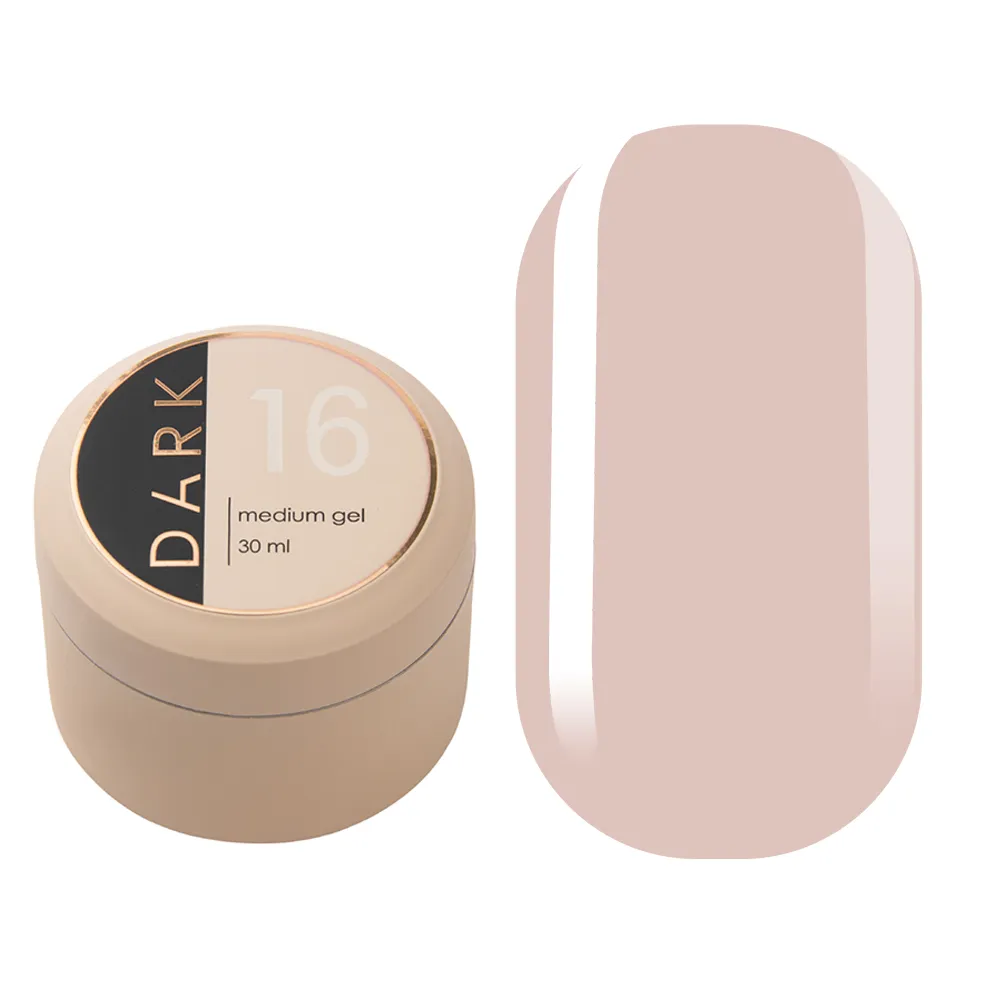 DARK Medium Gel №16, 30 мл, без кисти