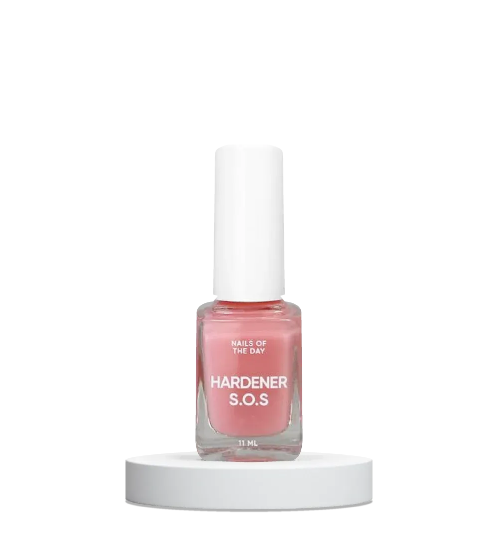 NAILSOFTHEDAY Nail Polish HARDENER S.O.S. - укрепитель для ногтей с кальцием, 11 мл
