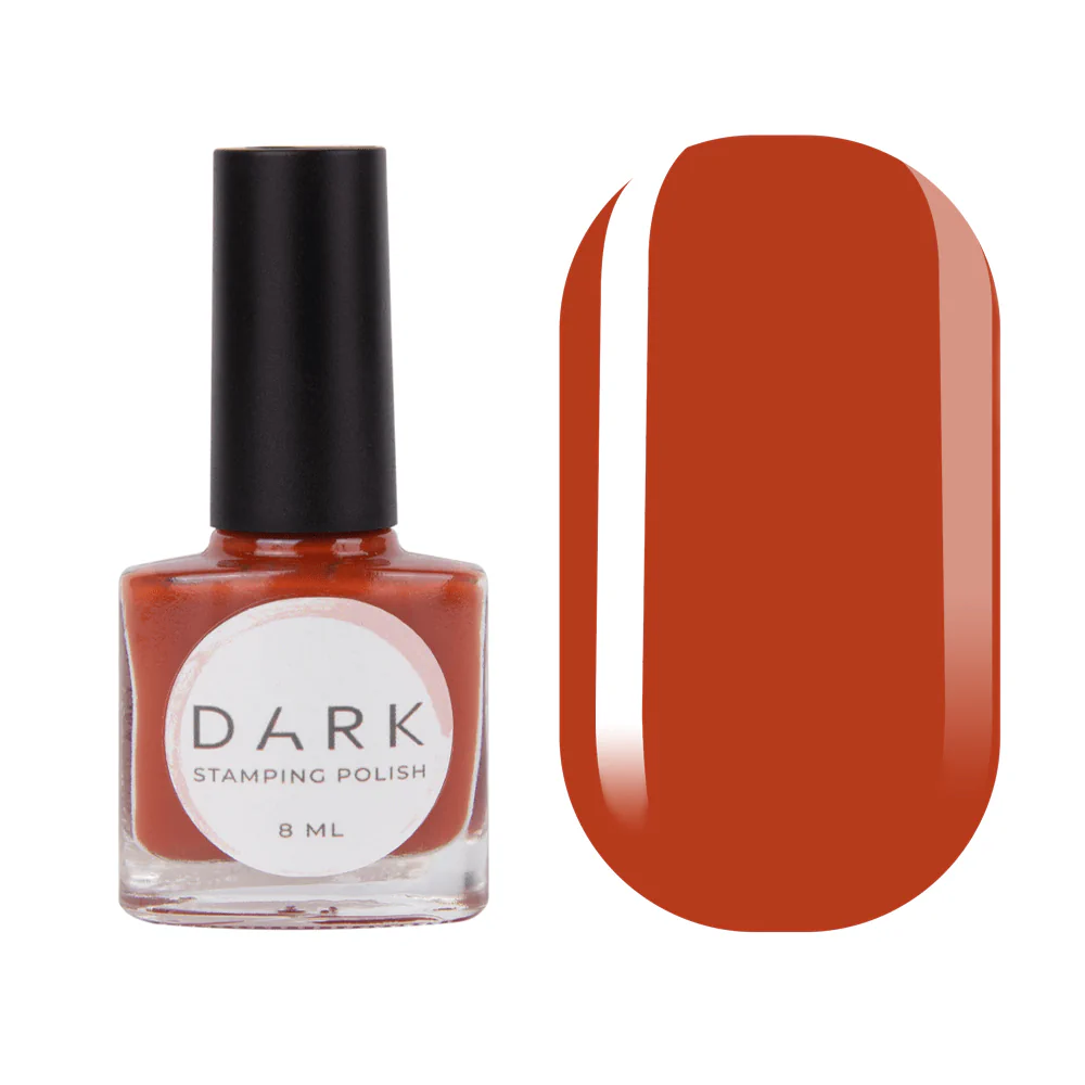 DARK Stamping polish №38, теракотовий STICKY, 8 мл