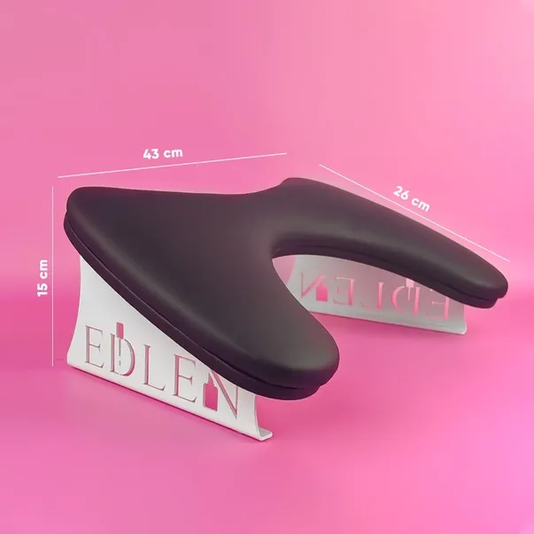 Підлокітник фігурний Edlen Comfort, чорний