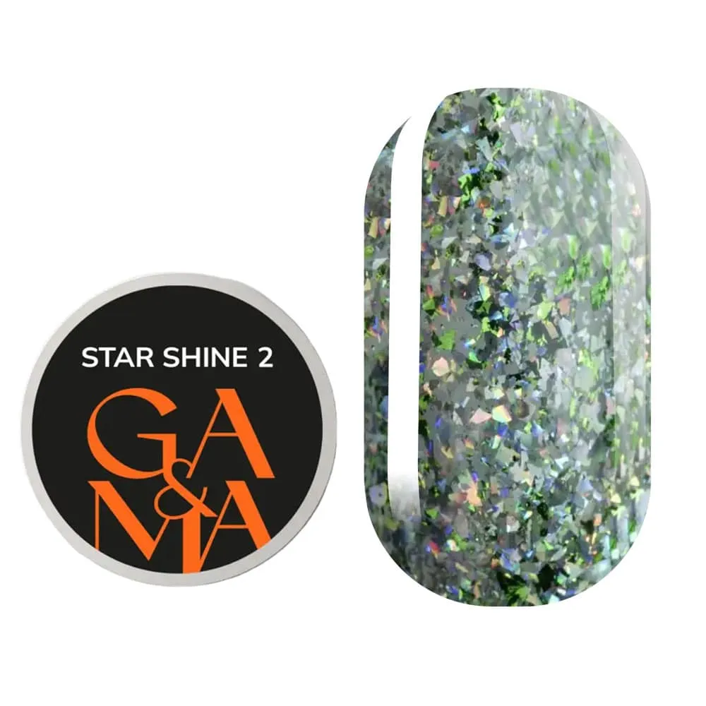 Гель-лак GÉMELY ex GA&MA Star Shine №2, 5 г