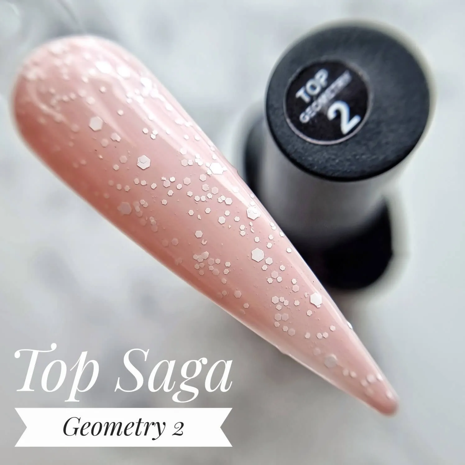Top Saga без липкого слоя Geometry 2, 8 мл