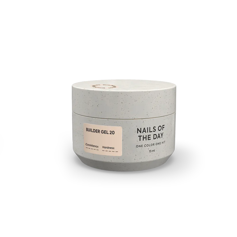 гель NAILSOFTHEDAY  Builder gel 20-пісочний, 15 мл