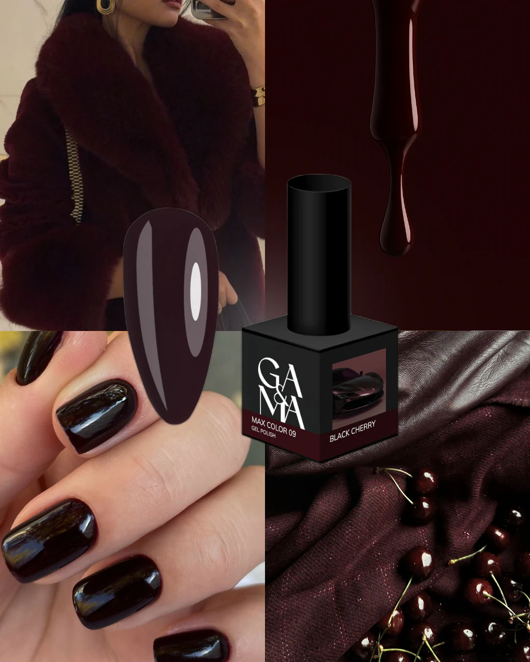 Гель-лак GÉMELY ex GA&MA Max Color №09, 6 мл