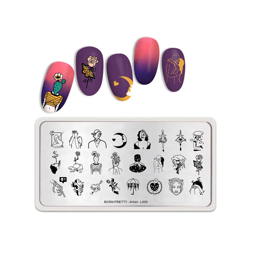 Пластина для стемпінгу Born Pretty Artist L-005