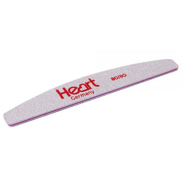 Пилка для нігтів HEART Half 80/80